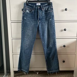 PISTOLA Charlie Cropped Straight-Leg Jeans in Eternal